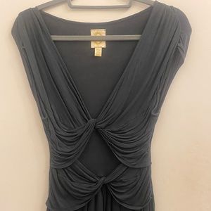 Long Grey Flowy Shirt